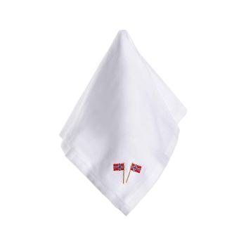 Tøyserviett 17. Mai Flagg 40x40cm 4-pk