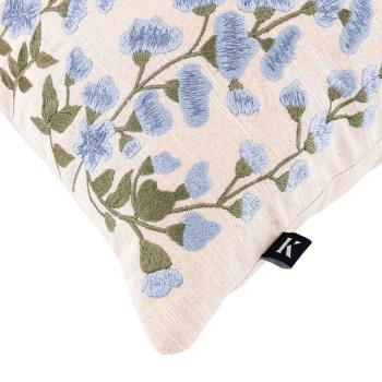 Putetrekk Blåregn broderi 40x60cm nærbilde